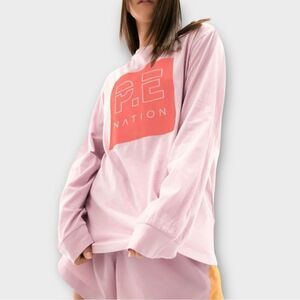 P.E Nation Arcade Long Sleeve T-Shirt in Fragrant Lilac Women’s Size XS